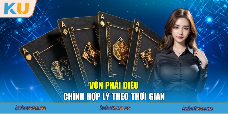 Vốn phải điều chỉnh hợp lý theo thời gian